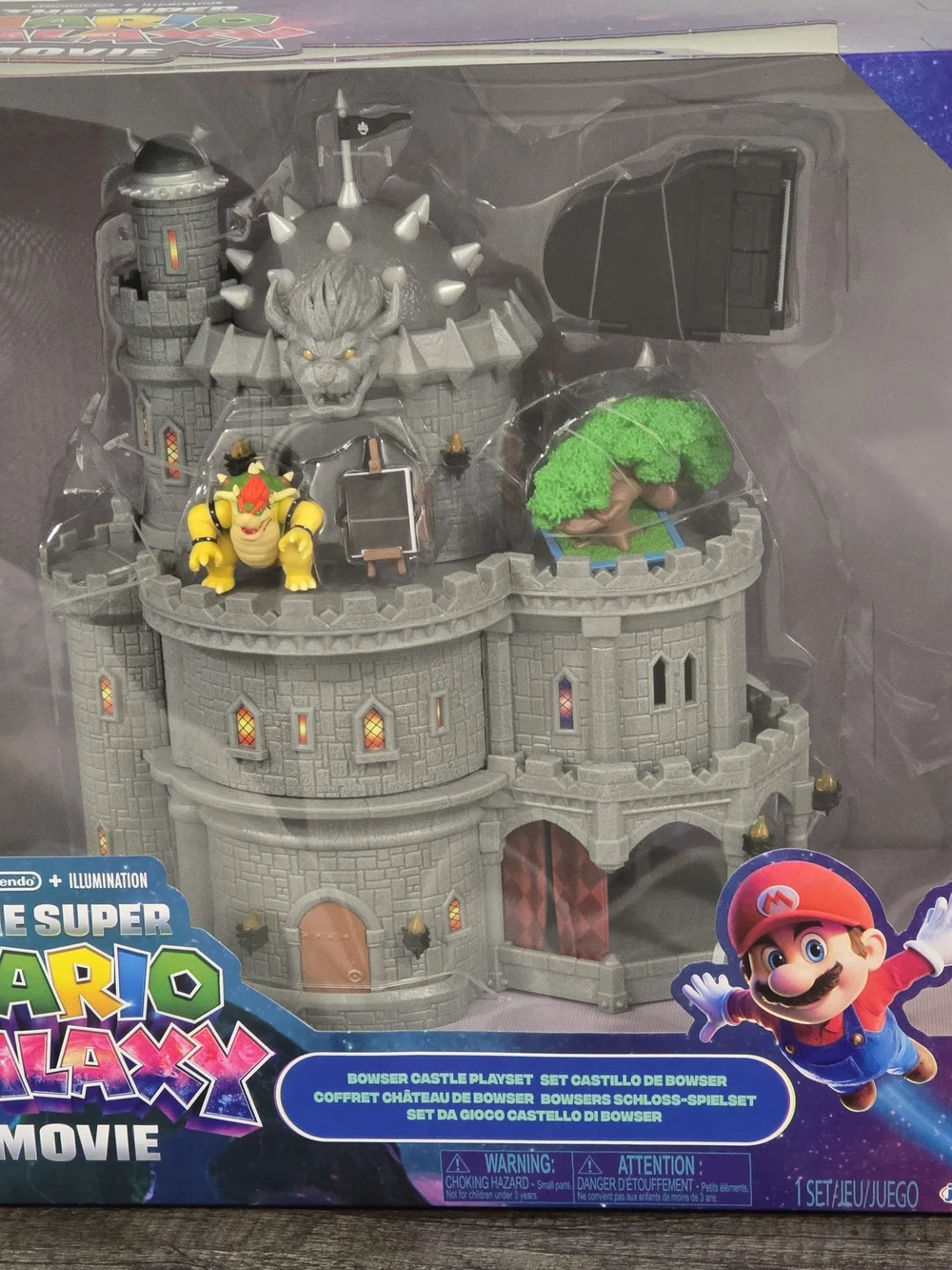 Nintendo The Super Mario Galaxy Movie Bowser Castle Playset